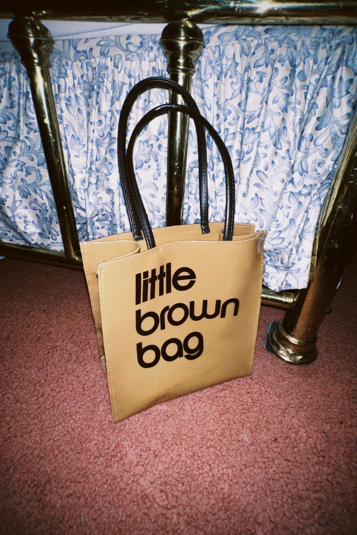 Bloomingdales Small Little Brown Tote Bag In good - Depop