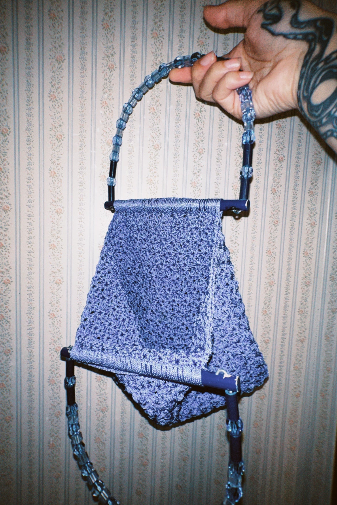 Handbag Juicy Couture Blue in Cotton - 40983931